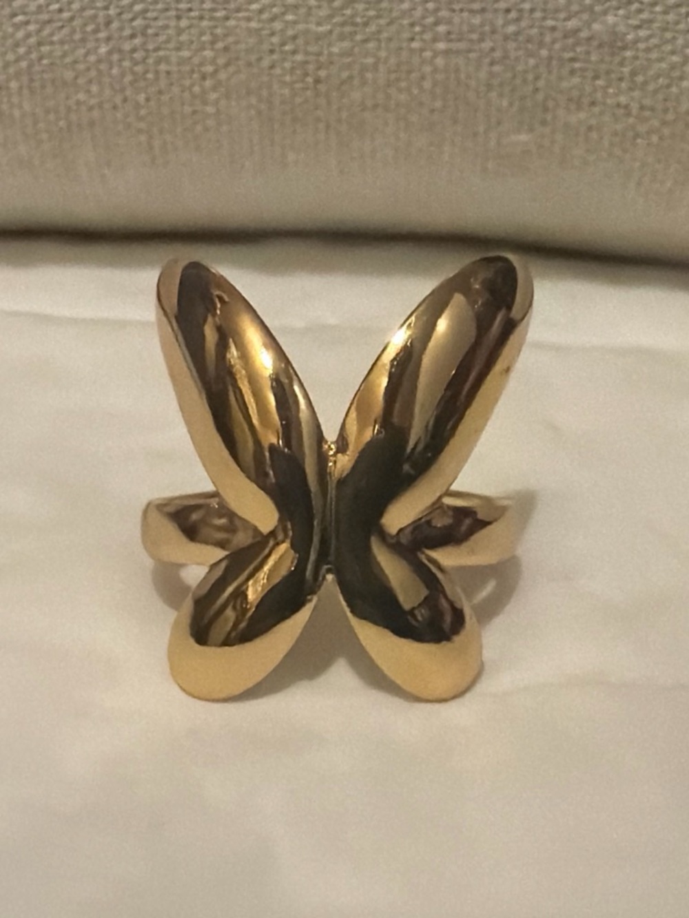 Gold Butterfly Statement Ring - Women Jewelry